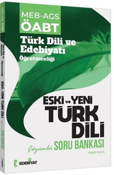 ÖABT Türk Dili Edebiyatı Eski ve Yeni Türk Dili Soru Bankası Edebiyat TV Yayınları Vega Efsanesi