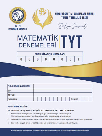 TYT MATEMATİK DENEMELER 15*40 Vega Efsanesi