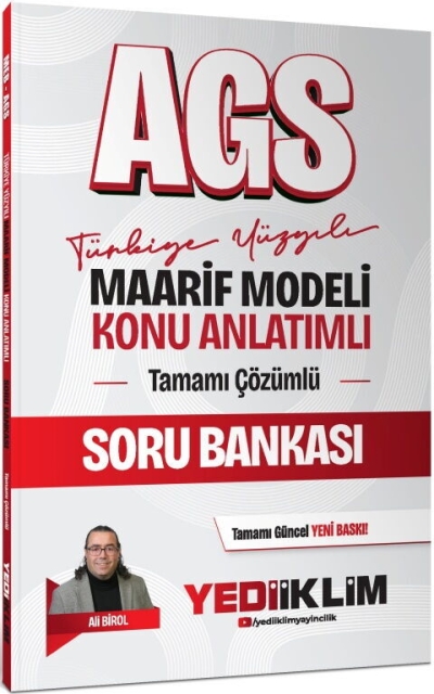 MEB AGS Türkiye Yüzyılı Maarif Modeli Konu Anlatımlı Tamamı Çözümlü Soru Bankası Yediiklim Yayınları Vega Efsanesi