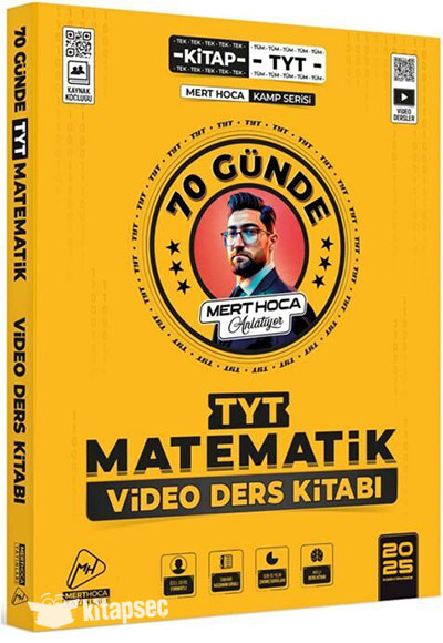 2025 70 Günde TYT Matematik Kampı Video Ders Kitabı Mert Hoca Vega Efsanesi