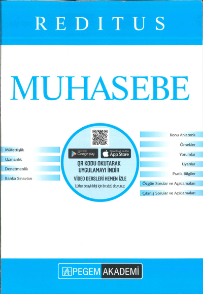 REDİTUS MUHASEBE SORU BANKASI ÇÖZÜMLÜ Vega Efsanesi