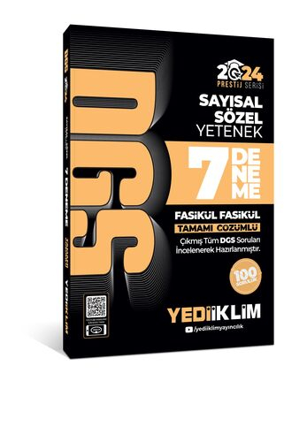 2024 DGS Tamamı Çözümlü 7 Fasikül Deneme Vega Efsanesi