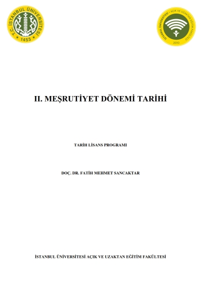 2. Meşrutiyet Dönemi Tarihi Vega Efsanesi