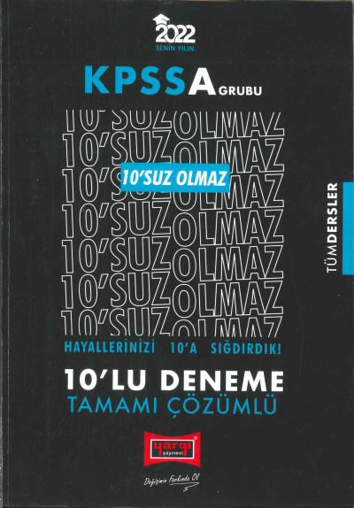 10'SUZ OLMAZ 10'LU DENEME TAMAMI ÇÖZÜMLÜ (TÜM DERSLER) Vega Efsanesi
