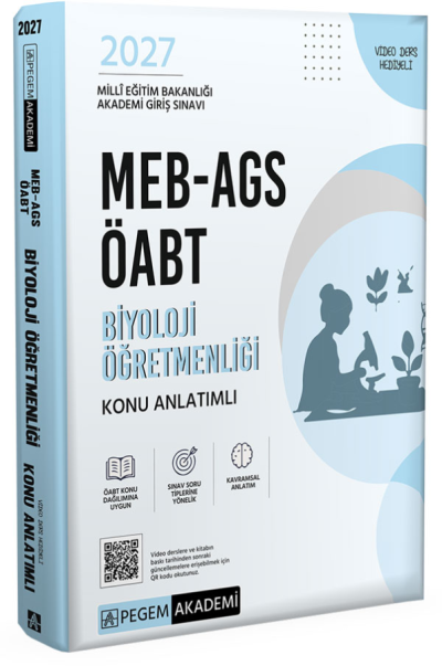 2027 ÖABT MEB-AGS Biyoloji Öğretmenliği Konu Anlatımlı Pegem Akademi Yayınları Vega Efsanesi