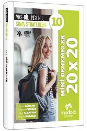 YKS DİL İngilizce Sınav Stratejileri 10 Mini Denemeler 20x20 Modadil Yayınları Vega Efsanesi