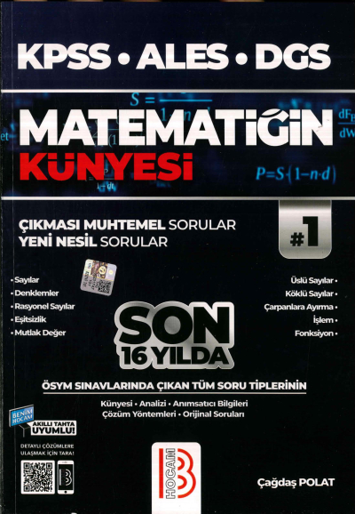 MATEMATİĞİN KÜNYESİ ÇIKMASI MUHTEMEL SORULAR 1. CİLT Vega Efsanesi