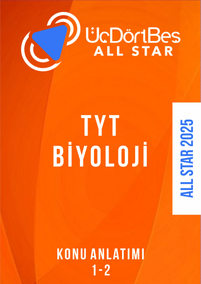 ALL STAR TYT BİYOLOJİ Konu Anlatım (1-2 Hepsi Bir Arada)