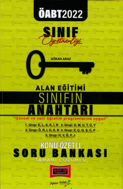 ALAN EĞİTİMİ SINIFIN ANAHTARI KONU ÖZETLİ SORU BANKASI Vega Efsanesi
