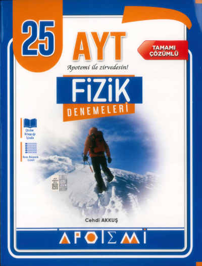 AYT Fizik 25 li Denemeleri Apotemi Yayınları Vega Efsanesi