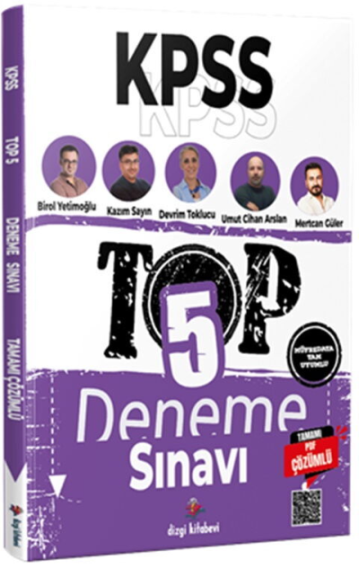 2026 KPSS TOP 5 Tamamı PDF Çözümlü Fasiküller Halinde 5 Deneme Sınavı Dizgi Kitap Vega Efsanesi