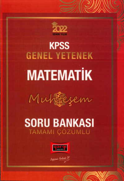 MATEMATİK MUHTEŞEM TAMAMI ÇÖZÜMLÜ SORU BANKASI Vega Efsanesi