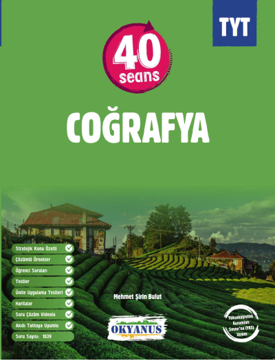 TYT 40 Seans Coğrafya Okyanus Yayınları Vega Efsanesi