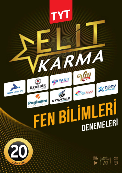 TYT Fen Bilimleri Elit Karma 20 Deneme Video Çözümlü Paraf Yayınları Vega Efsanesi