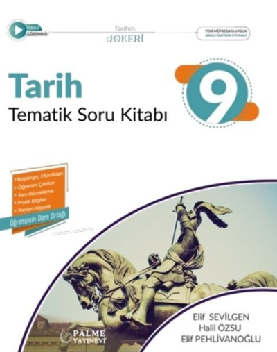 9. Sınıf Tarih Tematik Soru Kitabı Palme Yayınları