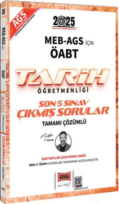 2025 ÖABT MEB-AGS Tarih Öğretmenliği Çıkmış Sorular Son 5 Sınav Çözümlü Yargı Yayınları Vega Efsanesi