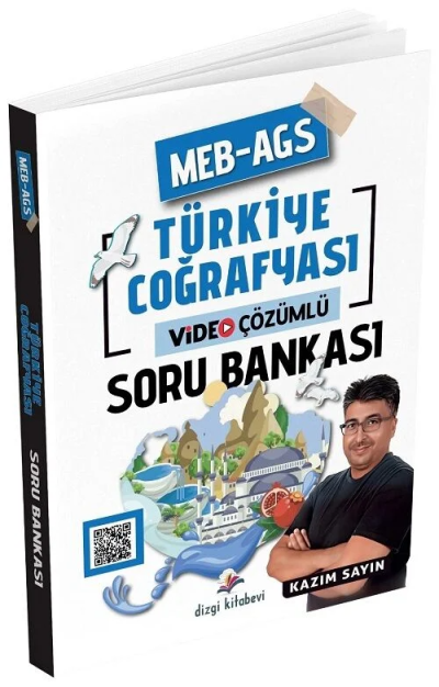 2026 MEB-AGS Türkiye Coğrafyası Soru Bankası Çözümlü Kazım Sayın Dizgi Kitap Yayınları Vega Efsanesi