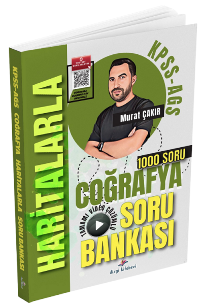 2026 KPSS MEB AGS Haritalarla Coğrafya Tamamı Video Çözümlü Soru Bankası Murat Çakır Dizgi Kitap Vega Efsanesi