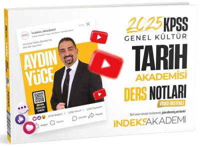 İndeks Akademi 2025 KPSS Tarih Akademisi Video Ders Notları Vega Efsanesi