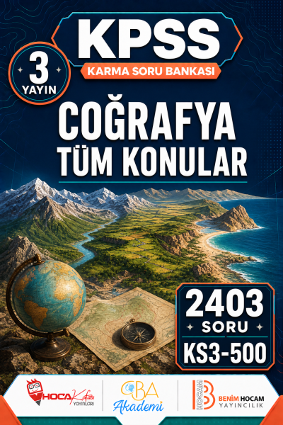 COĞRAFYA TÜM KONULAR 3 Yayın 2403 Soru (Benim Hocam - CBA - Hoca Kafası Yayınları) Vega Efsanesi