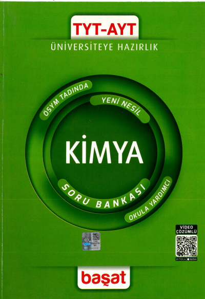 TYT AYT Kimya Soru Bankası Başat Yayınları Vega Efsanesi