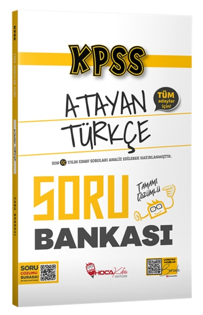 KPSS Türkçe Atayan Soru Bankası Hoca Kafası Vega Efsanesi