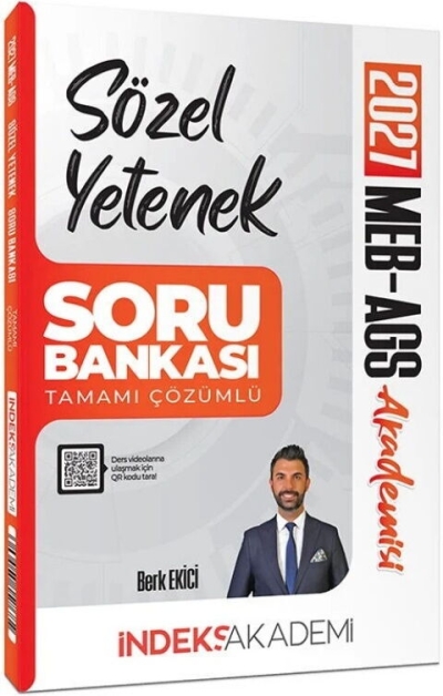 MEB-AGS Akademisi Sözel Yetenek Soru Bankası Çözümlü Berk Ekici İndeks Akademi Yayıncılık Vega Efsanesi