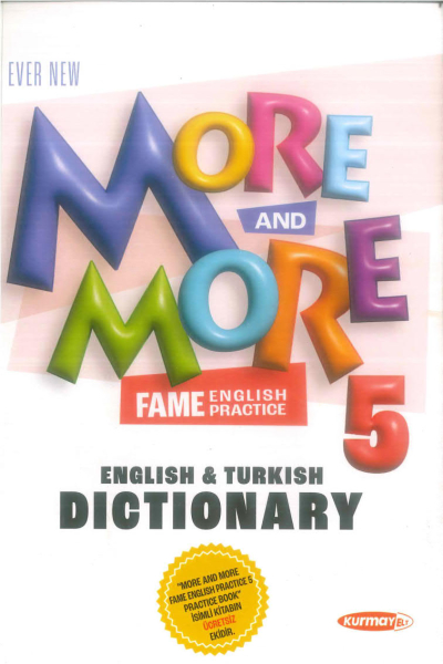 More And More 5 English Turkish Dictionary Vega Efsanesi