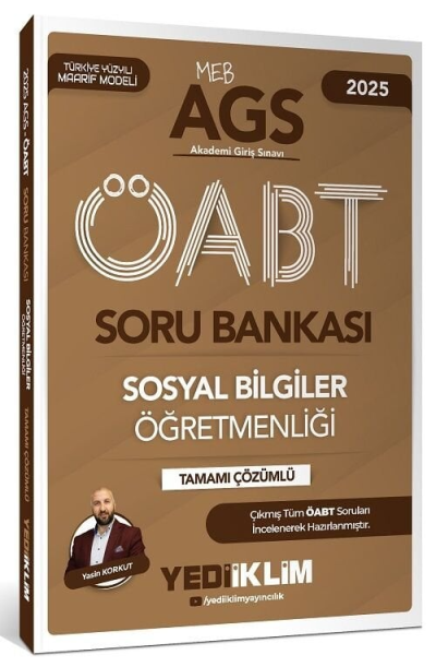 2025 ÖABT Sosyal Bilgiler Öğretmenliği Soru Bankası Çözümlü Yediiklim Yayınları Vega Efsanesi