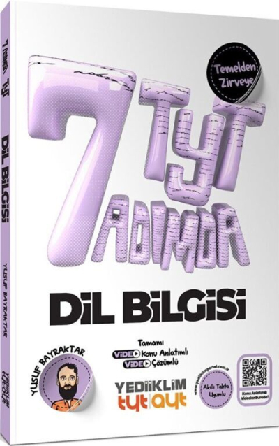 YKS TYT 7 Yedi Adımda Dil Bilgisi Konu Anlatımlı Soru Bankası Çözümlü Yediiklim Yayınları Vega Efsanesi