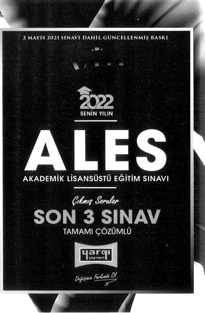 ALES ÇIKMIŞ SORULAR SON 3 SINAV TAMAMI ÇÖZÜMLÜ (2020-2021) Vega Efsanesi