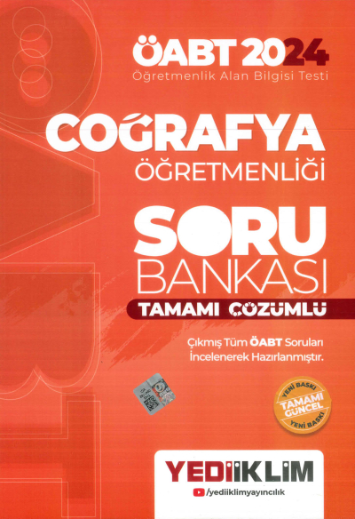 COĞRAFYA ÖĞRETMENLİĞİ SORU BANKASI TAMAMI ÇÖZÜMLÜ Vega Efsanesi