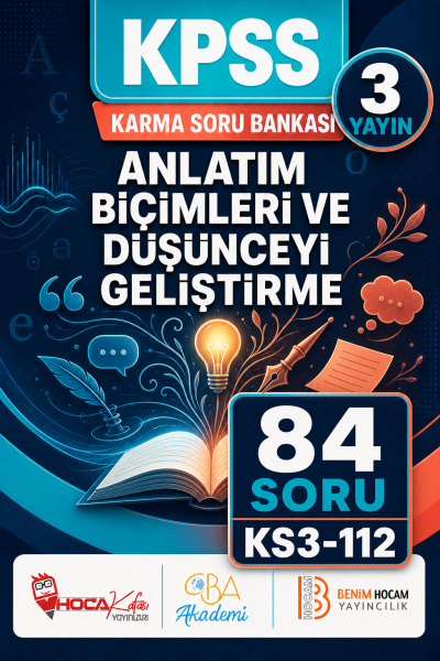 Anlatım Biçimleri ve Düşünceyi Geliştirme 3 Yayın 84 Soru (Benim Hocam - CBA - Hoca Kafası Yayınları) Vega Efsanesi