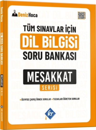 Deniz Hoca Tüm Sınavlar İçin Meşakkat Serisi Dil Bilgisi Soru Bankası KR Akademi Vega Efsanesi
