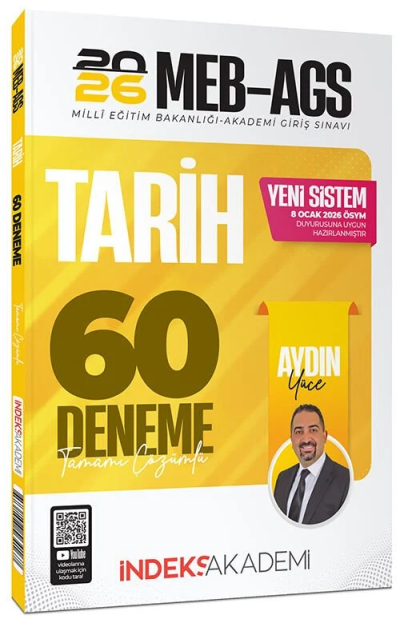 2026 MEB-AGS Tarih 60 Deneme Çözümlü İndeks Akademi Yayıncılık