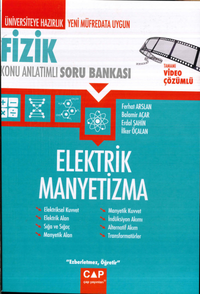 TYT-AYT FİZİK ELEKTRİK MANYETİZMA KONU ANLATIMLI SORU BANKASI Vega Efsanesi