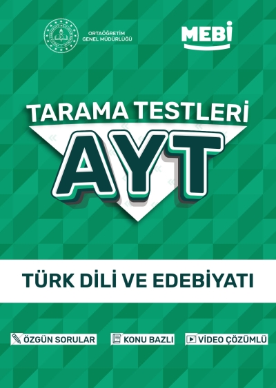 AYT Tarama Testleri Türk Dili ve Edebiyatı MEBİ OGM Vega Efsanesi