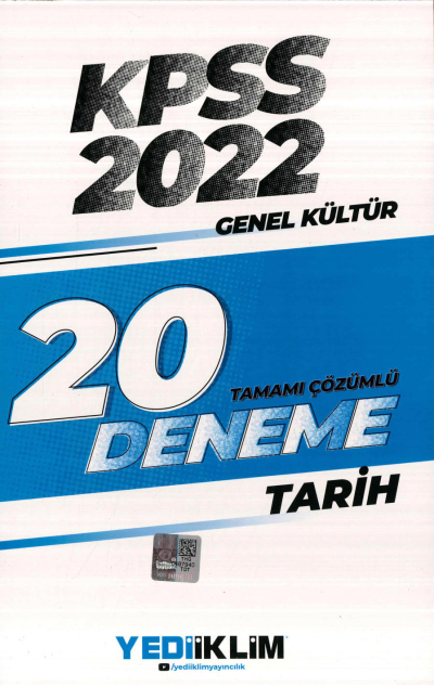 TARİH 20 DENEME ÇÖZÜMLÜ Vega Efsanesi