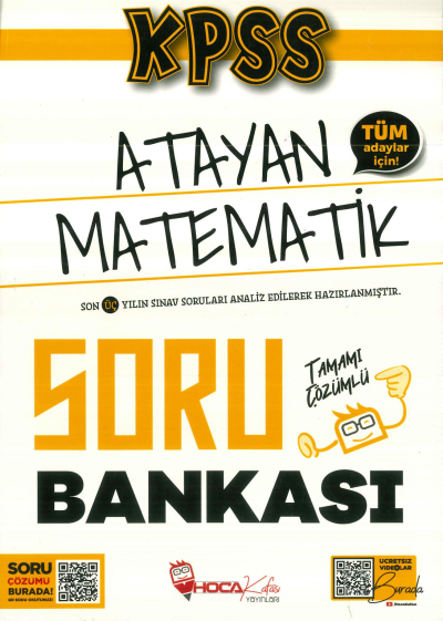 ATAYAN MATEMATİK SORU BANKASI TAMAMI ÇÖZÜMLÜ