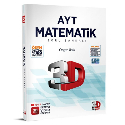 3D Yayınları Ayt Matematik Soru Bankası Vega Efsanesi