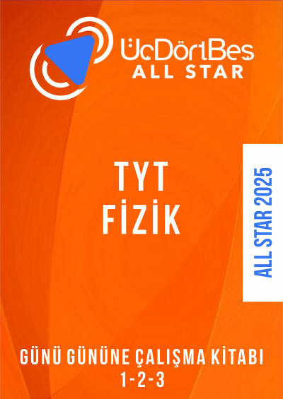 ALL STAR TYT FİZİK Günü Gününe Çalışma Kitabı (1-2-3 Hepsi Bir Arada) Vega Efsanesi