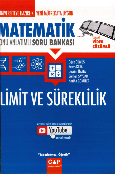 MATEMATİK LİMİT VE SÜREKLİLİK KONU ANLATIMLI SORU BANKASI Vega Efsanesi