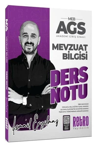 2026 MEB AGS Mevzuat Bilgisi Ders Notu Retro Kitap