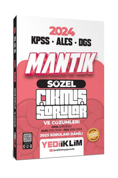 2024 KPSS ALES DGS Sözel Mantık Tamamı Çözümlü Çıkmış Sorular Vega Efsanesi
