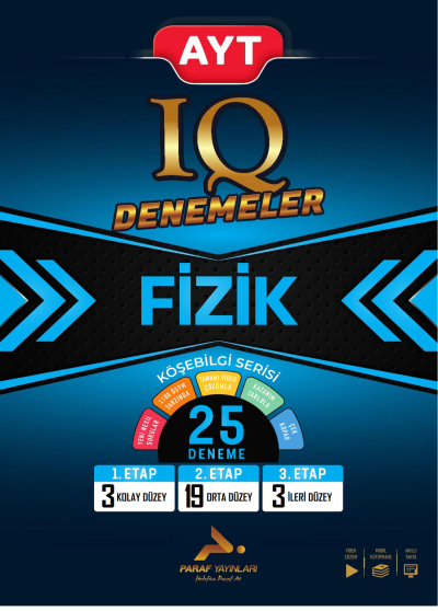 AYT IQ Fizik 25 Branş Denemesi PRF Paraf Yayınları Vega Efsanesi