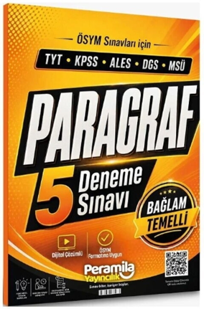 Paragraf 5 Deneme Peramila Yayınları Vega Efsanesi