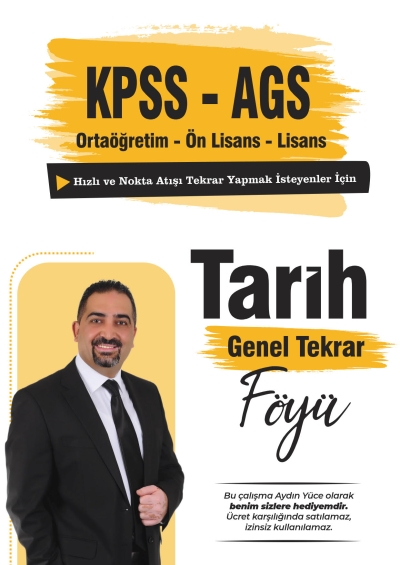 Tarih Genel Tekrar Föyü Aydın Yüce Vega Efsanesi
