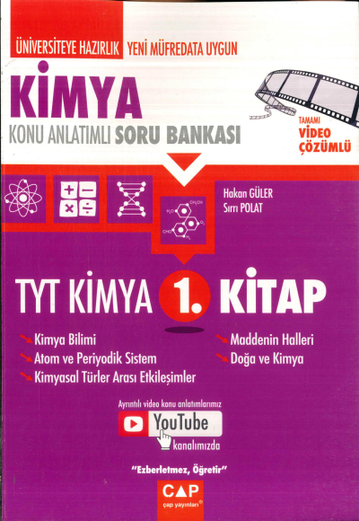 TYT KİMYA KONU ANLATIMLI SORU BANKASI 1. KİTAP Vega Efsanesi