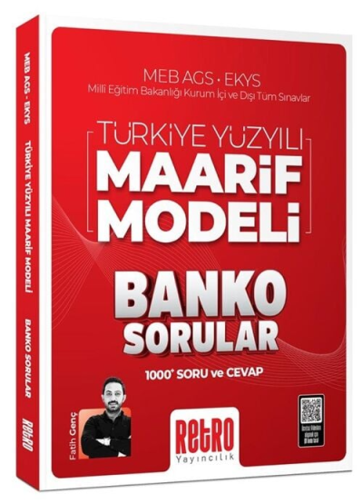 2026 MEB AGS EKYS Türkiye Yüzyılı Maarif Modeli Banko Sorular 1000 Soru ve Cevap Retro Yayıncılık Vega Efsanesi