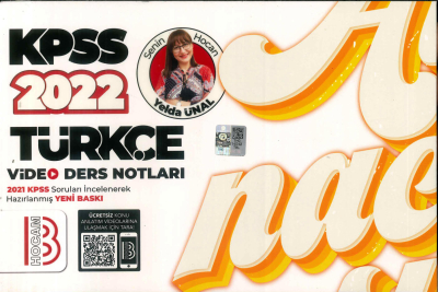 2022 KPSS TÜRKÇE VİDEO DERS NOTLARI ATANACAKSIN Vega Efsanesi